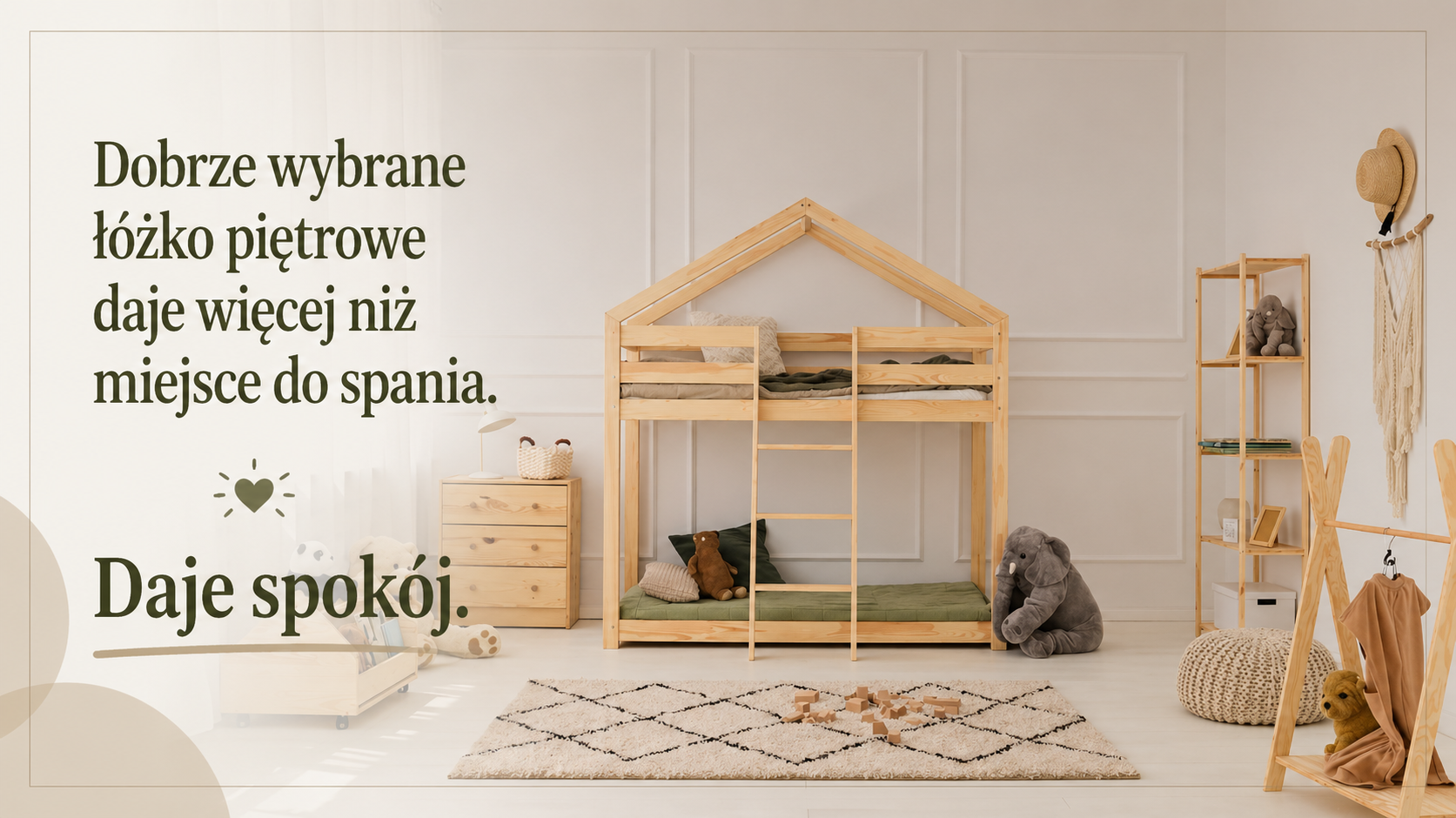 Dobrze wybrane łóżko piętrowe daje więcej niż miejsce do spania